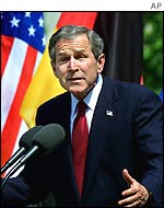 President George W Bush