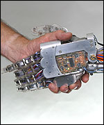 The robot can do all 24 movements of a human hand