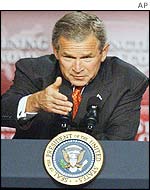 President George W Bush