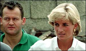 Paul Burrell and Diana, Princess of Wales