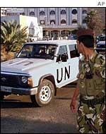 UN arms teams in Baghdad, 1998
