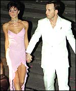 Victoria Beckham and David Furnish