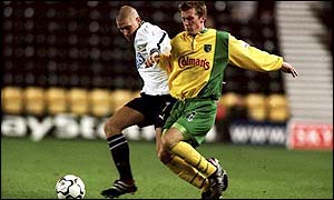 Paul Dalglish in action for former club Norwich