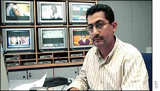 Al-Jazeera correspondent Yasser Abu Hlaleh in Amman