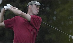 Richard Green in action at Celtic Manor