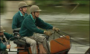 The Duke of Edinburgh at Lowther horse driving trials