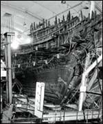 Mary Rose, black and white picture