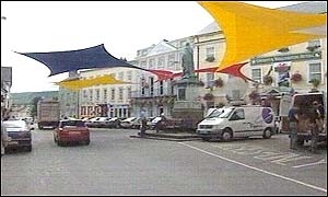 The square at Brecon