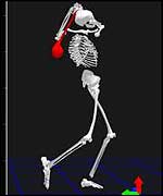 Image of athelete swinging golf club