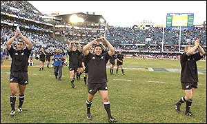 New Zealand's win means Australia have it all to do if they are to win the Tri-Nations