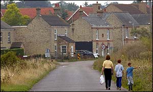 The road leading into Soham