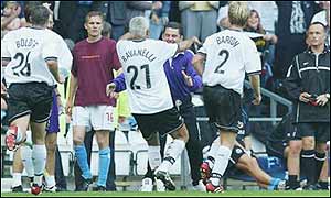 Goals from Rob Lee, Fabrizio Ravanelli and Malcolm Christie prove too much for Reading