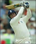 White was left stranded on 94