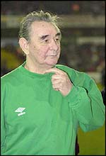 Former Nottingham Forest and Derby manager Brian Clough