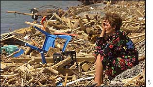 Maria Spiridonidi near the village of Shirokaya Balka, close to the port of Novorossiisk