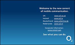 O2's website