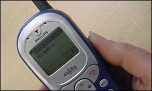 mobile text message