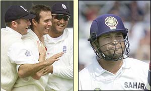 England only take one wicket in the first session of play 