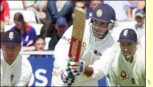 Ganguly hit his second half-century off the match