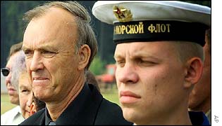 Relatives of Kursk sailors