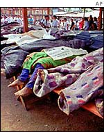 Aftermath of a massacre 