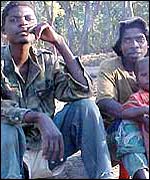 Unita rebel soldiers