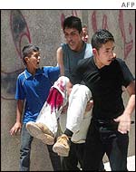 Palestinian youth injured during clashes with Israeli forces