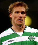 Celtic defender Johan Mjallby