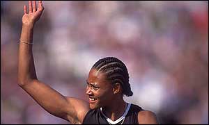 Marion Jones has run at Crystal Palace