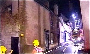 Denbigh fire scene