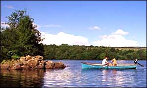 Boat on Fermanagh lake