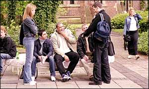 Students at a UK university