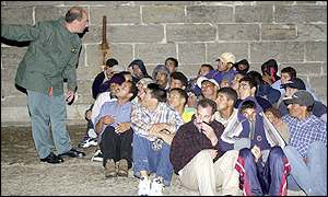 Group of immigrants detained at Tarifa