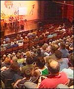 The public meeting called to discuss the ship's future