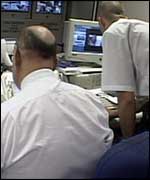 British Transport Police operations room