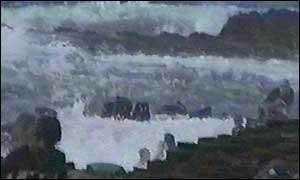 Children and their uncle suffered cuts and bruises