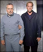 Dennis Hopper and Kiefer Sutherland