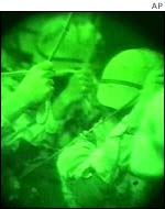 US Special Forces on night mission