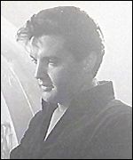 Elvis in a still from the film