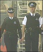 Police on patrol 