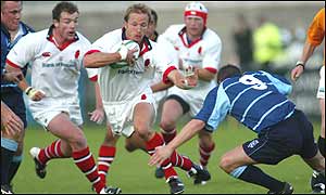 Ryan Constable's exciting running skills can cause defences huge problems.