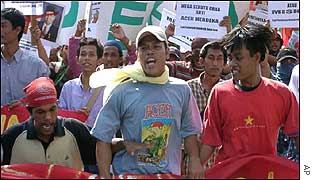 Pro-independence rally in Banda Aceh