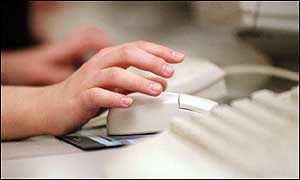 Computer mouse and keyboard