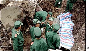 Search for missing in Yunnan province