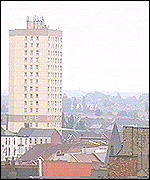 Tower blocks in Stockton