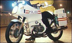Police motorbike