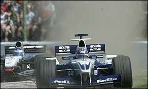 Juan Pablo Montoya finishes in 11th after damaging with his car 