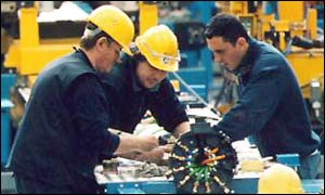 Workers at UK car plant