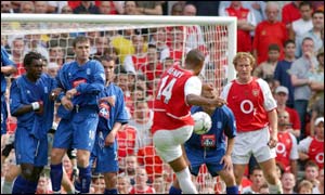 rsenal kick off their Premiership campaign against Birmingham and Henry scores within eight minutes