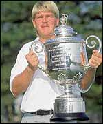 John Daly wins the USPGA championship in 1991